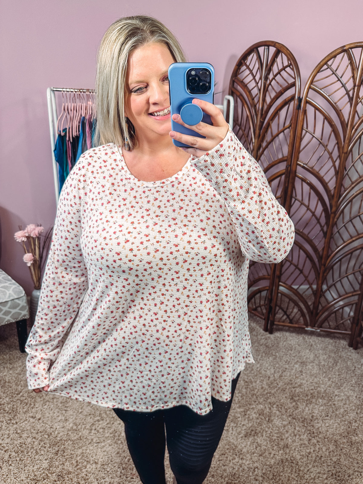 Here For You Ribbed Top - Ivory