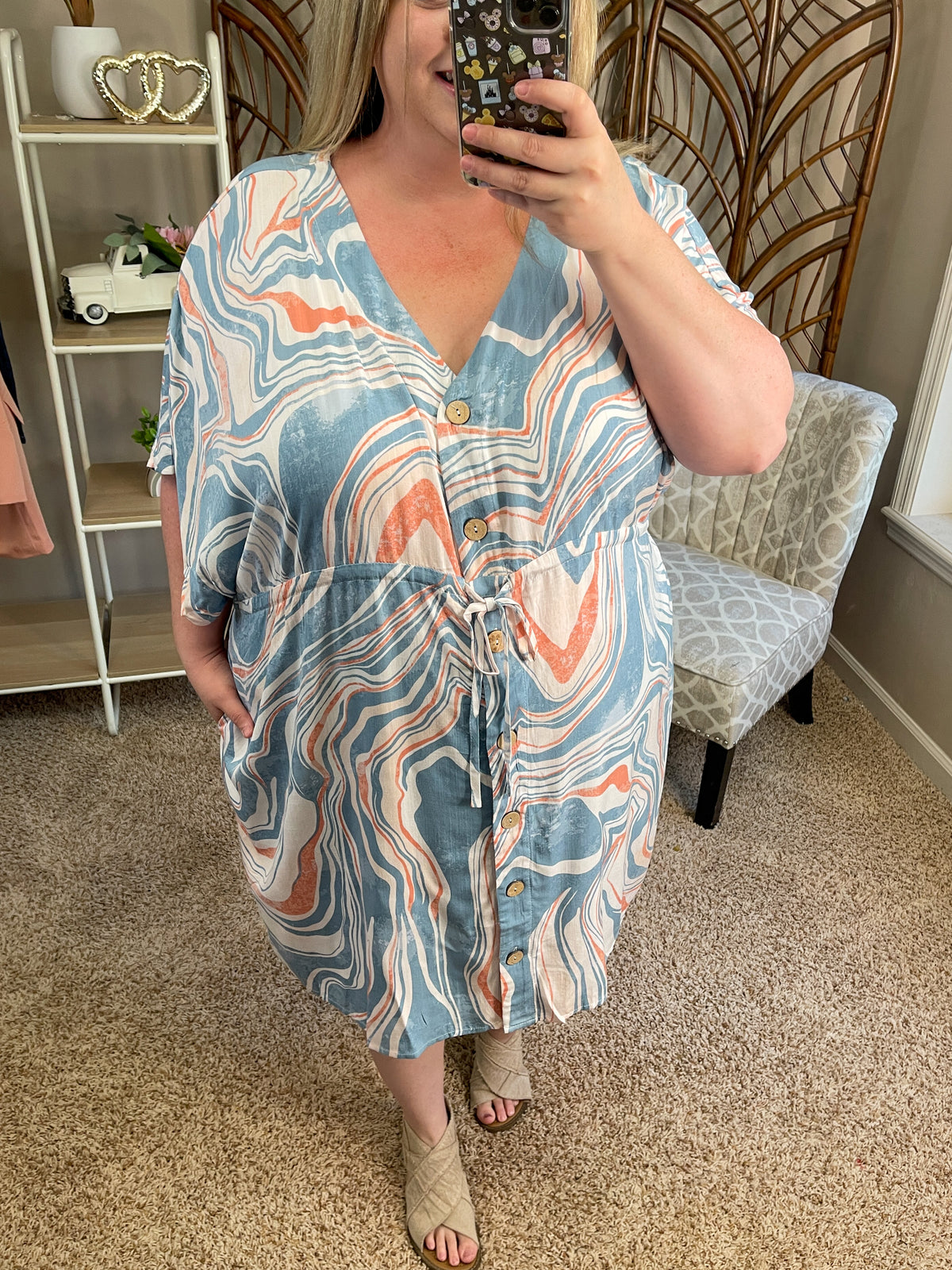 Hawaiian Roller Coaster Dress