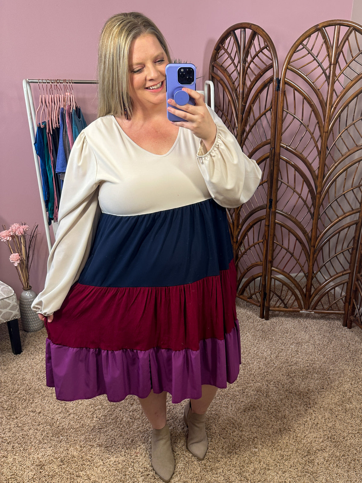 Bring Me Down Tiered Dress