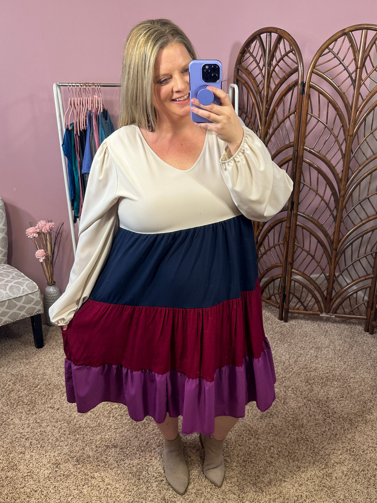 Bring Me Down Tiered Dress