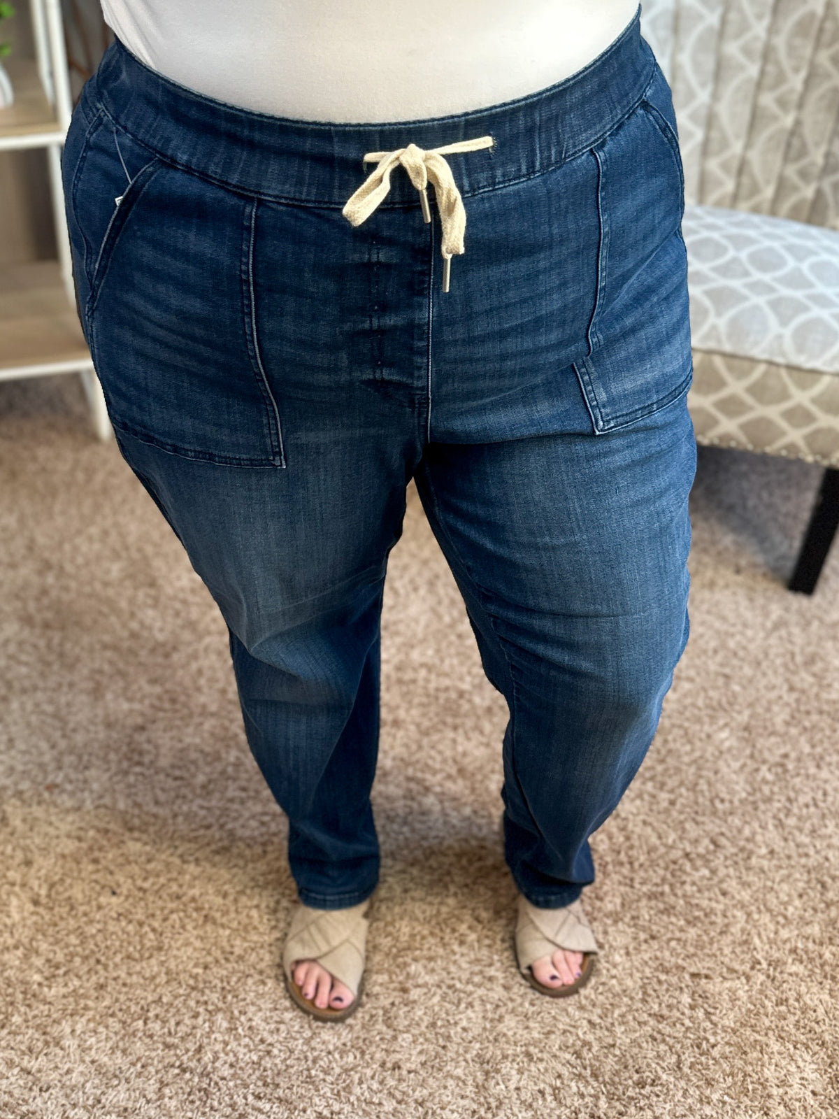 Roll With It Pull On Joggers - Judy Blue