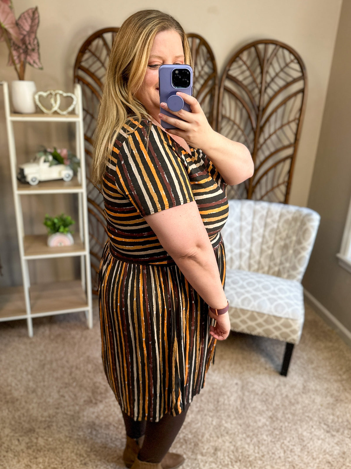 Look Both Ways Striped Dress