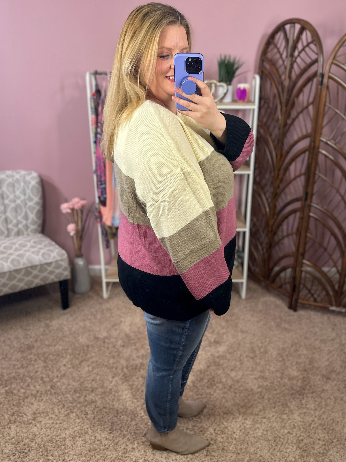 Remaining Neutral Dolman Sweater