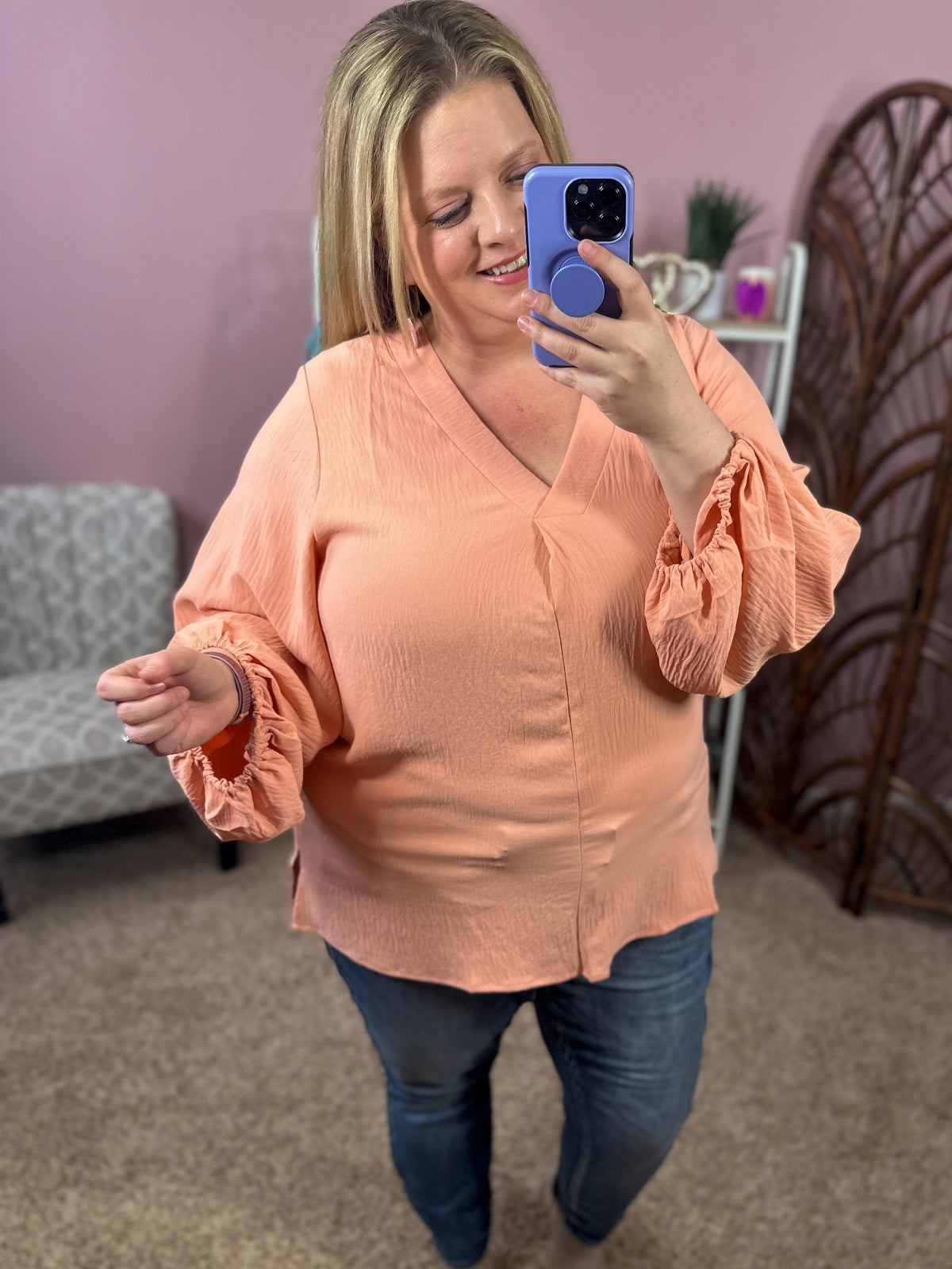 Pretty Special Top - Peachy