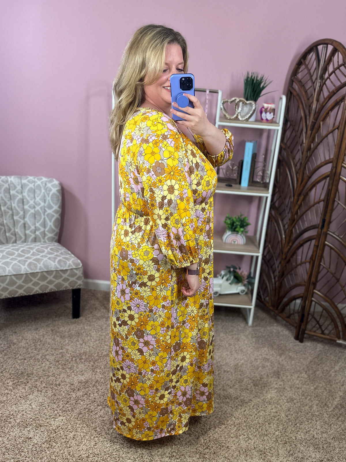 Well Hello Sunshine Maxi Dress - Happy Floral