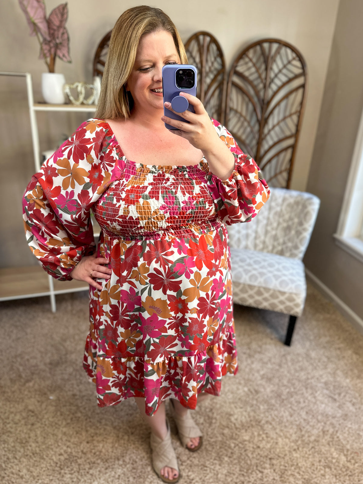 Natural Jewel Dress - Fall Mix