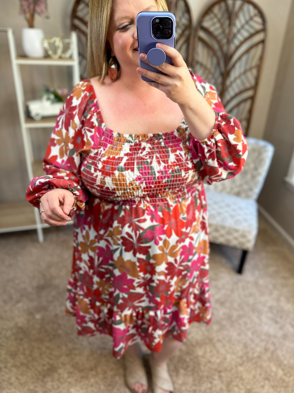 Natural Jewel Dress - Fall Mix