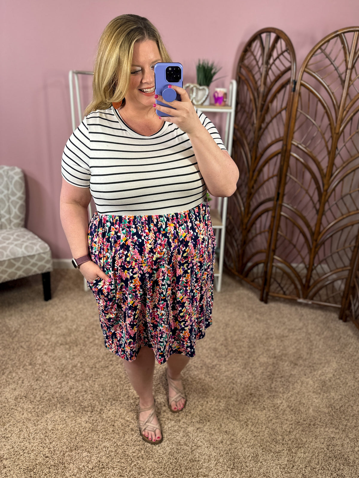 Fantastic Feelings Dress w/Pockets