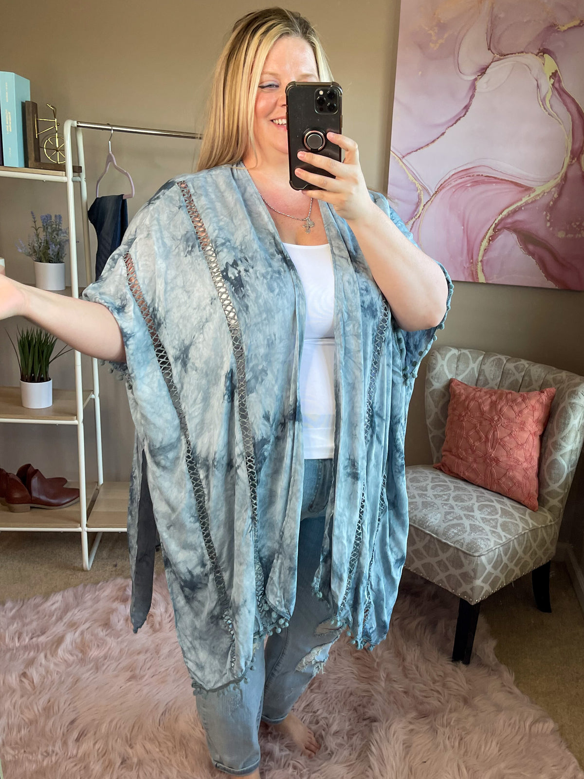 Best of Life Kimono - Blue