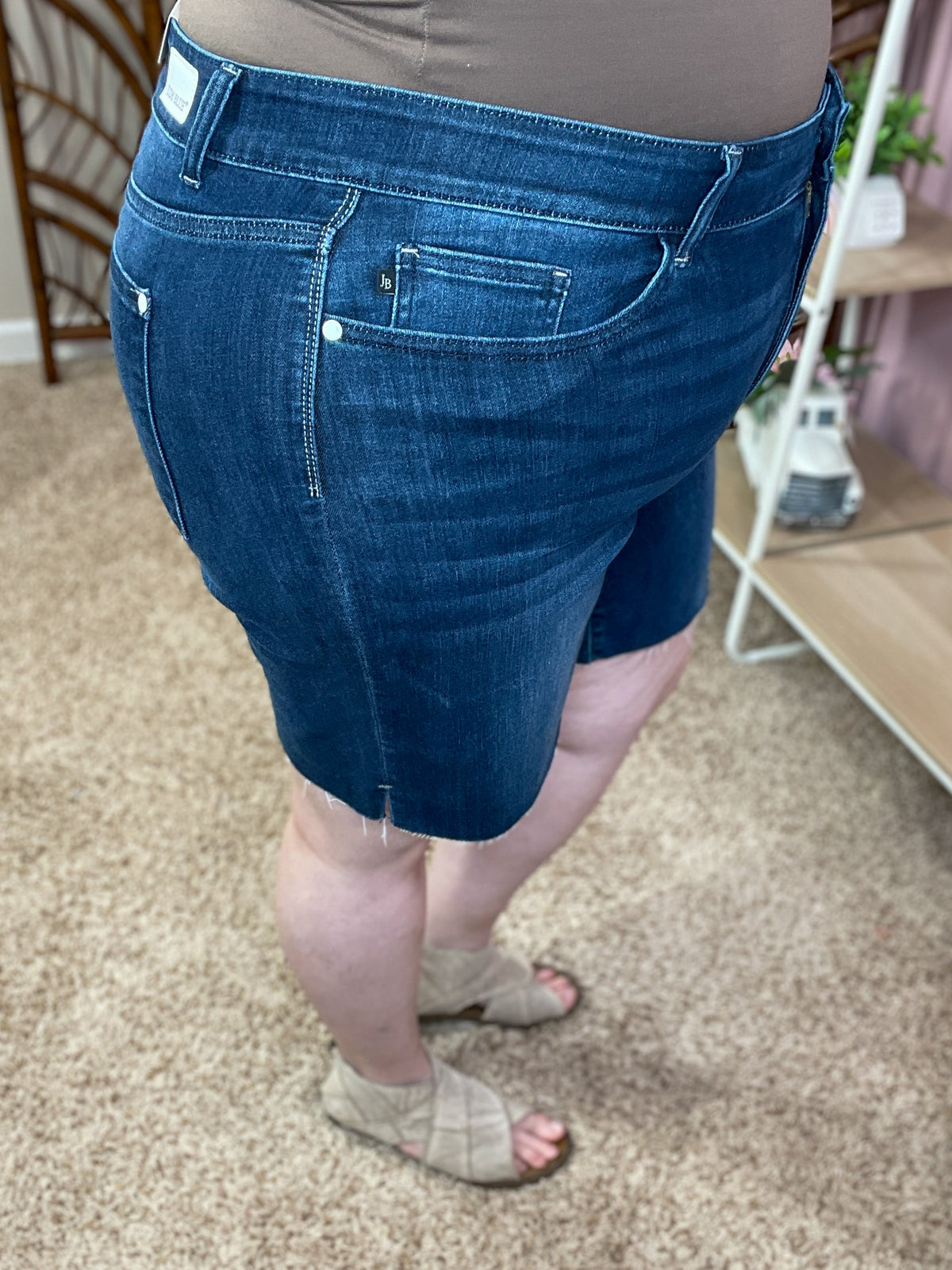 Wind in My Hair Cutoff Denim Shorts - Judy Blue