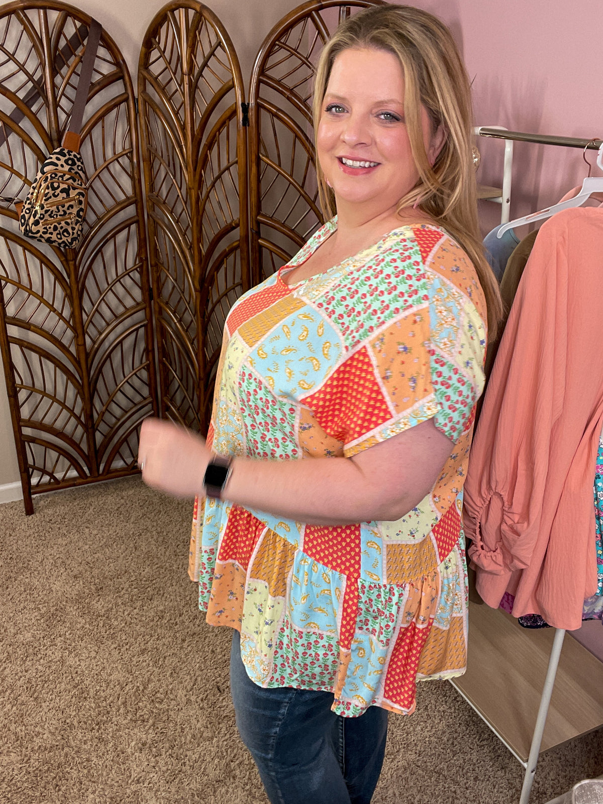 Pick of the Litter Patchwork Top