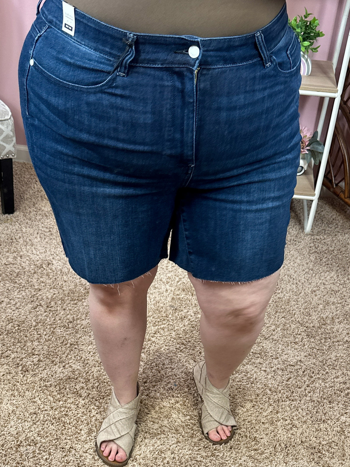 Wind in My Hair Cutoff Denim Shorts - Judy Blue