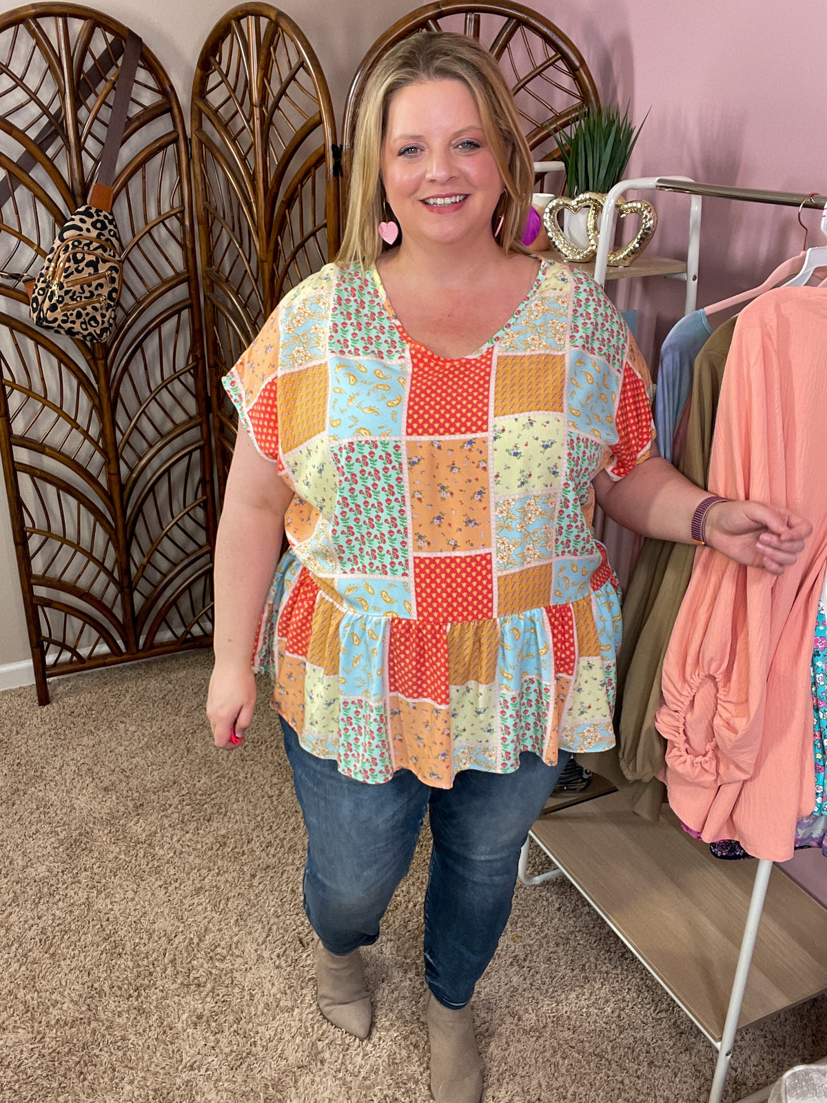 Pick of the Litter Patchwork Top