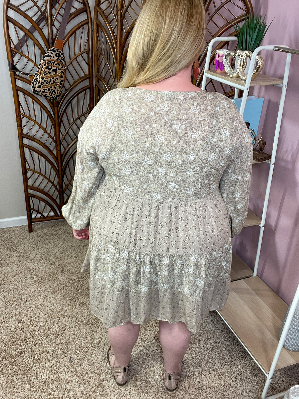 Night to Remember Dress - Sandstone