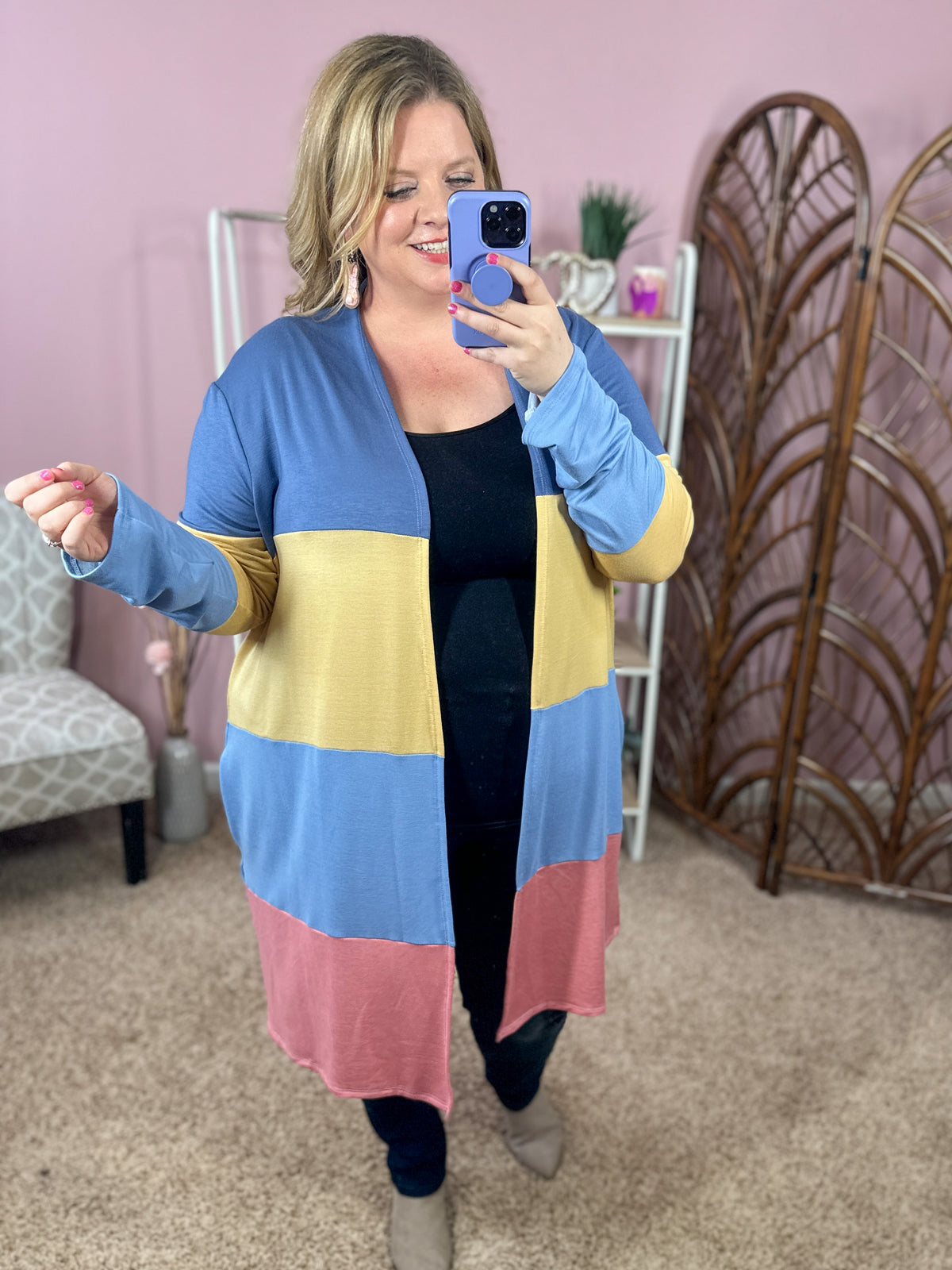 Easter Egg Huntin&#39; Colorblock Cardigan
