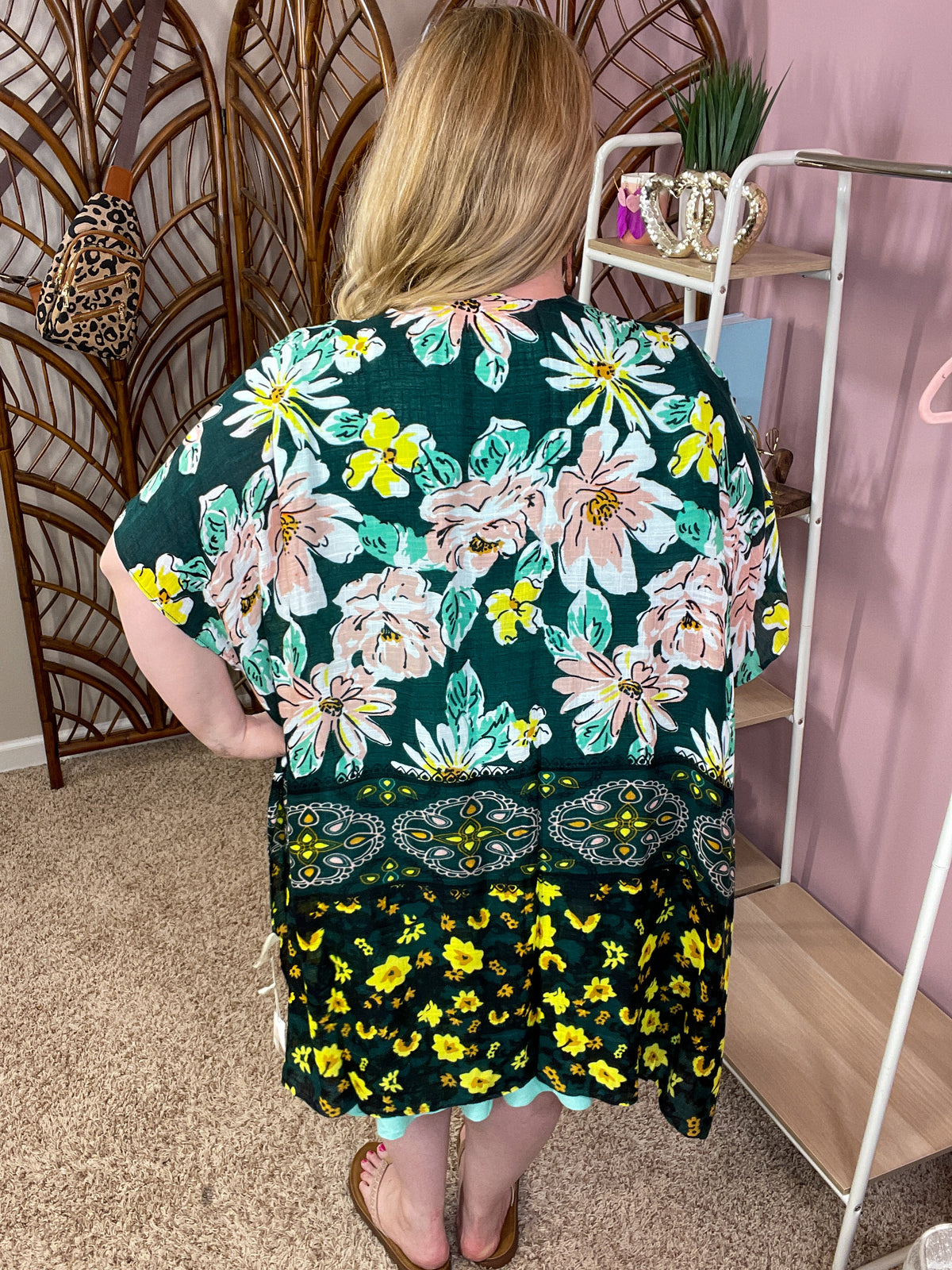 Spring Trends Kimono - Flower Fields