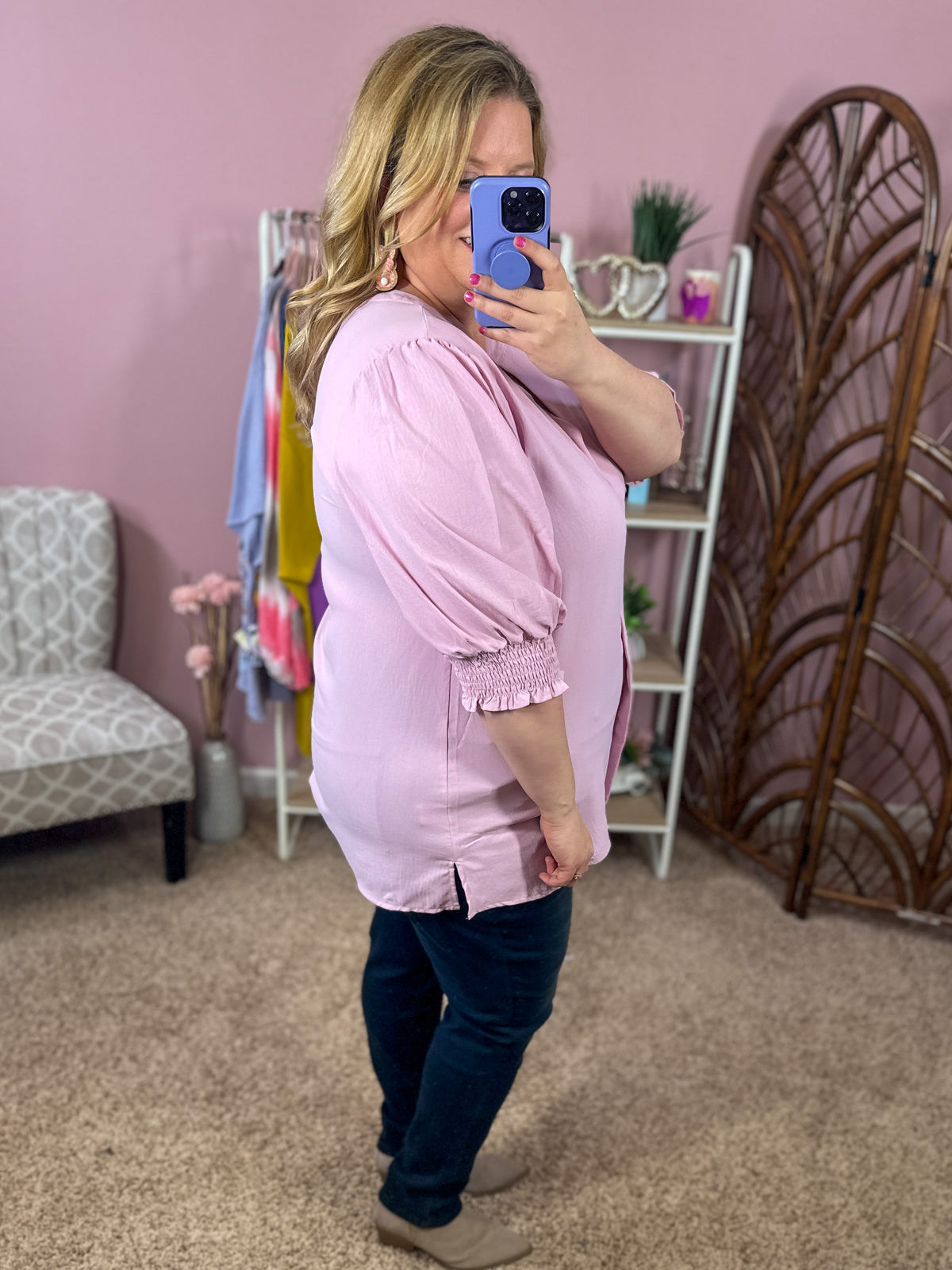 To the Point Top - Blush