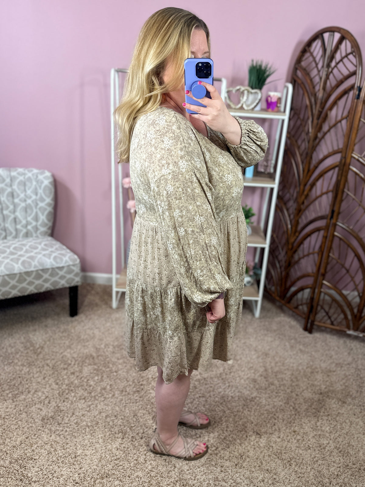 Night to Remember Dress - Sandstone