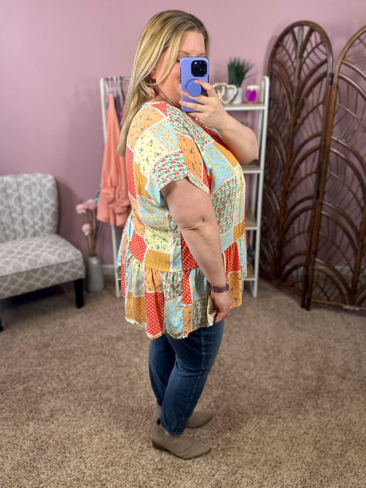 Pick of the Litter Patchwork Top