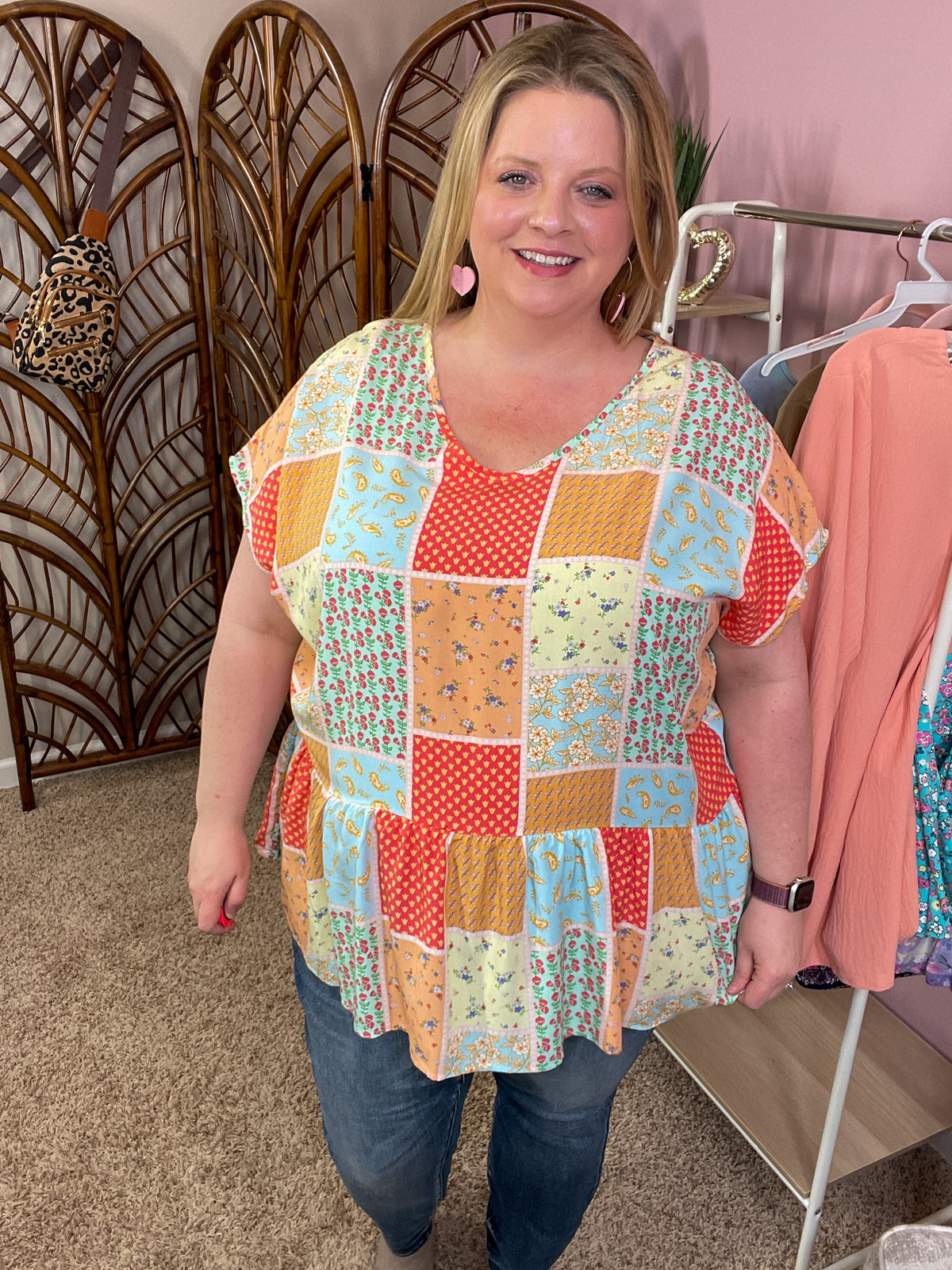 Pick of the Litter Patchwork Top