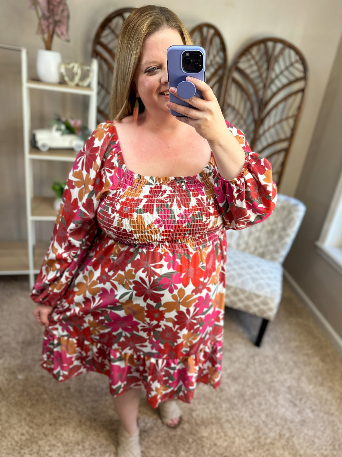 Natural Jewel Dress - Fall Mix
