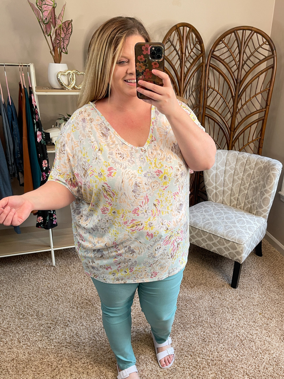 Mint For More Dolman Top